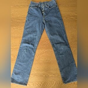 Acne Studios High Rise Straight Leg Jeans Size 4